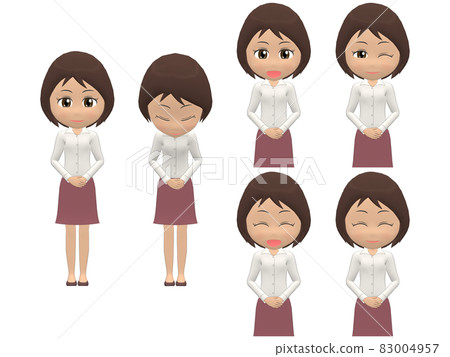 [問候] 黑色女襯衫鮑勃正面 83004957