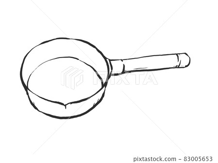 單手壺手繪毛筆劃風插畫 83005653