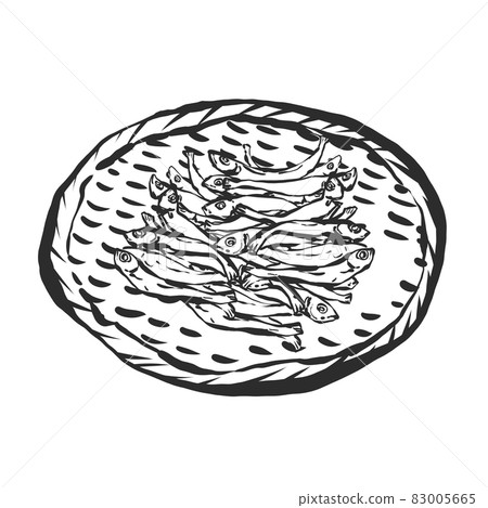 Niboshi 手繪毛筆繪畫風格插畫 83005665