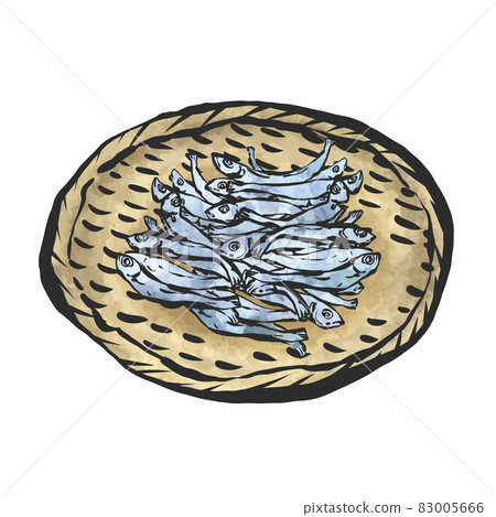 Niboshi hand-painted brush painting style illustration Niboshi hand-painted brush painting style illustration 83005666