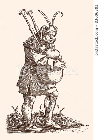 An ancient musician 83006883