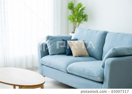 A bright living room with sunshine A bright living room with sunshine 83007317