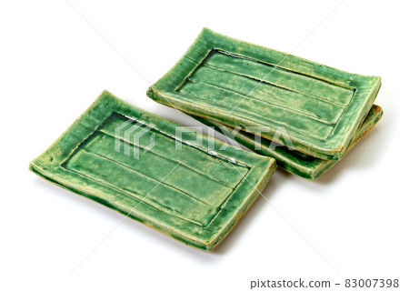 Oribe ware plate Oribe ware plate 83007398