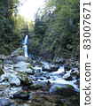 White cliff waterfall 83007671