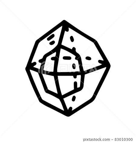 geometric solid line vector doodle simple icon 83010300