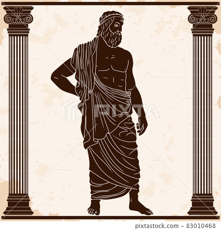 Vector Greek people. 83010468