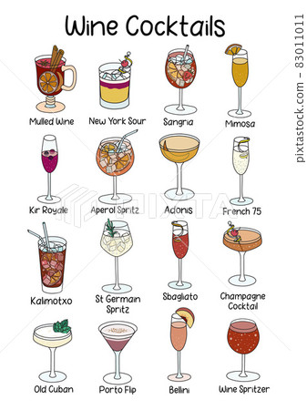 Wine store cocktails list