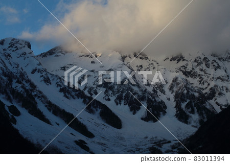 風景 / 上高地 / 雪穗高山脈 風景 / 上高地 / 雪穗高山脈 83011394
