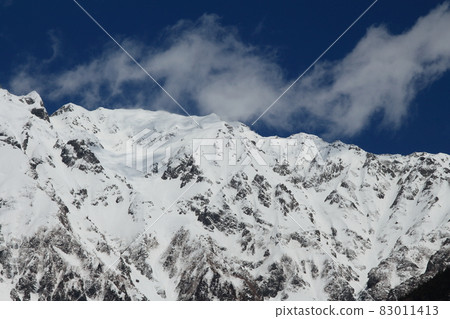 風景 / 上高地 / 雪穗高山脈 83011413