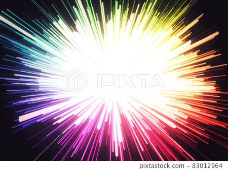 Abstract background of exploding colorful rays Abstract background of exploding colorful rays 83012964