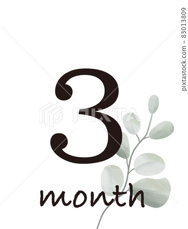 Plant monthly card 3 months 83013809