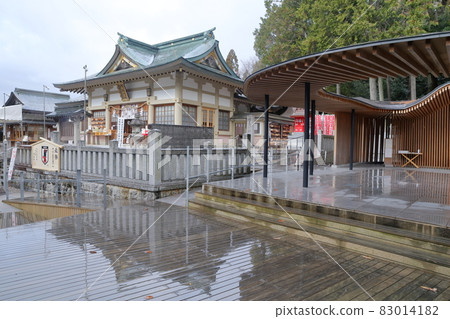 以腳神而聞名的神社(愛知縣日新市白山宮) 以腳神而聞名的神社(愛知縣日新市白山宮) 83014182