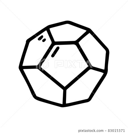 pentagon dodecahedron line vector doodle simple icon pentagon dodecahedron line vector doodle simple icon 83015371