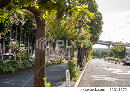 Hamamatsucho Station passage front sidewalk / Tokyo Hamamatsucho Station passage front sidewalk / Tokyo 83015873