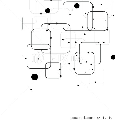 Vector chemistry web connect. Network lines graphic element design. Square concept illustration. Geometric lines and dots. Modern abstract background Vector chemistry web connect. Network lines graphic element design. Square concept illustration. Geometric lines and dots. Modern abstract background 83017410