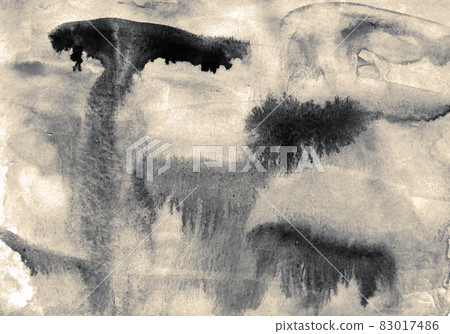 Abstract watercolor on paper texture as background. In Sepia toned. Retro style Abstract watercolor on paper texture as background. In Sepia toned. Retro style 83017486