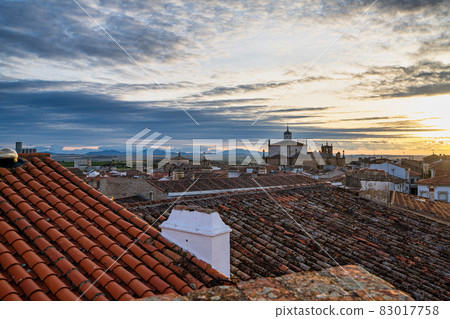 Medieval town of Trujillo at sunset, Extremadura, Spain 83017758
