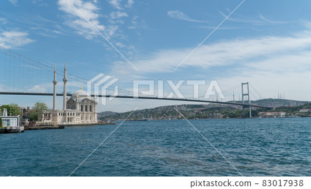 Ortakoy mosque and Bosphorus Bridge connecting Europe and Asia Ortakoy mosque and Bosphorus Bridge connecting Europe and Asia 83017938