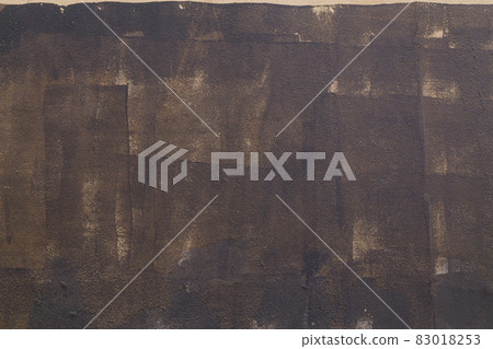 carelessly painted dark gray flat surface - texture and full frame background 83018253