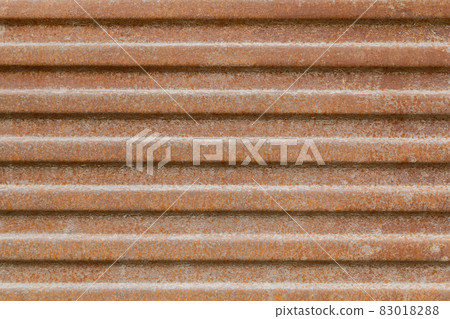 rusted corrugated steel sheet metal background and texture rusted corrugated steel sheet metal background and texture 83018288