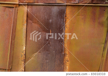rusted tin sheets patchwork wall texture and flat background rusted tin sheets patchwork wall texture and flat background 83018310