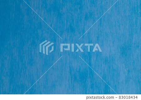 old blue painted plywood flat surface texture and background 83018434