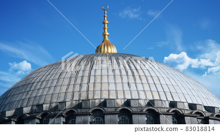Dome of Suleymaniye Mosque, Eminonu, Istanbul, Turkey 83018814