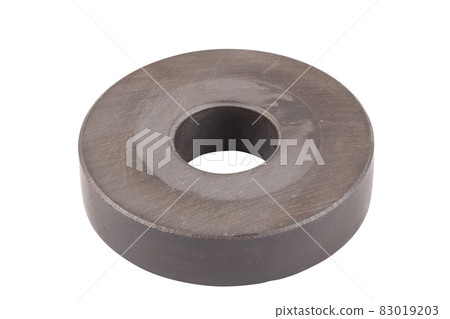 ring permanent magnet isolated on white background 83019203