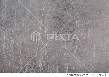 scratched real life old aluminuim flat sheet texture and full frame background 83019321