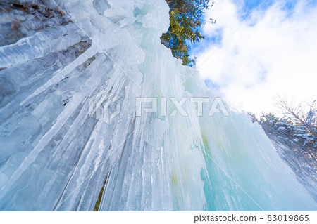 [冬季材料] 冰凍 Zengorono 瀑布 [長野縣] 83019865