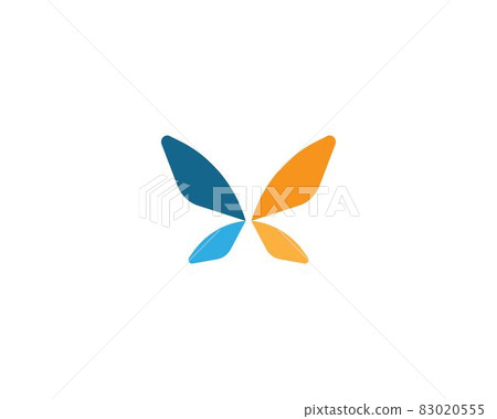 Butterfly logo icon 83020555