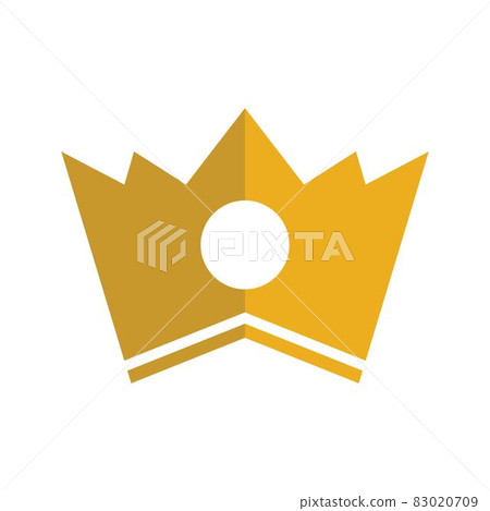 Crown logo template vector icon Crown logo template vector icon 83020709