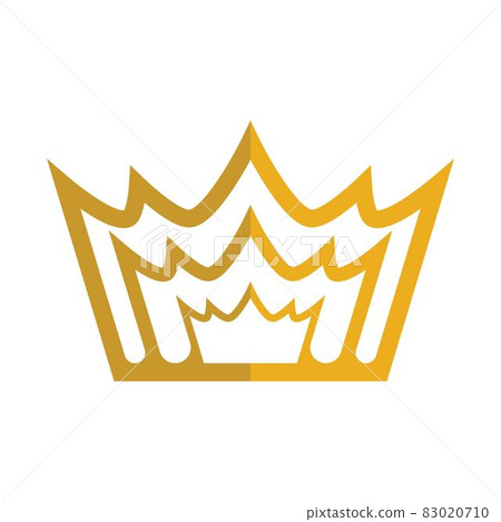 Crown logo template vector icon Crown logo template vector icon 83020710