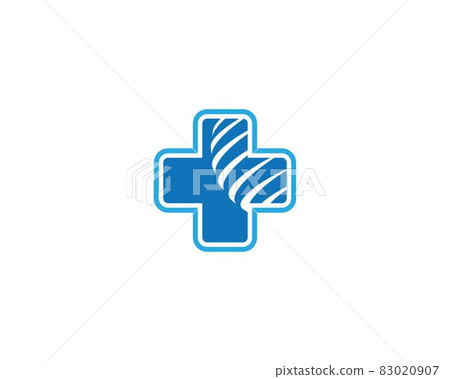 Medical logo template vector icon illustration 83020907