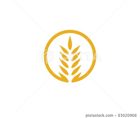 Wheat vector icon illustration design 83020908