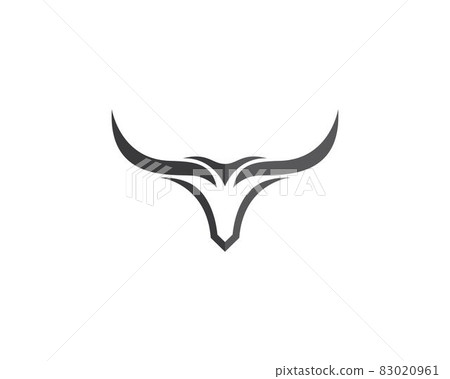 Bull logo template vector icon illustration Bull logo template vector icon illustration 83020961