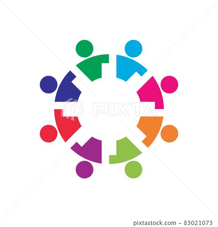 Community care logo images design 83021073