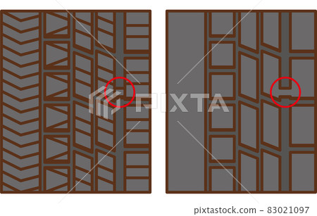 汽車輪胎平台的插圖 83021097