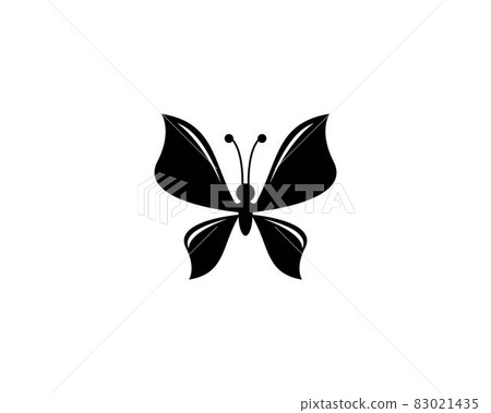 Butterfly logo template vector icon illustration Butterfly logo template vector icon illustration 83021435