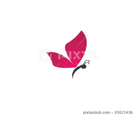Butterfly logo template vector icon illustration Butterfly logo template vector icon illustration 83021436