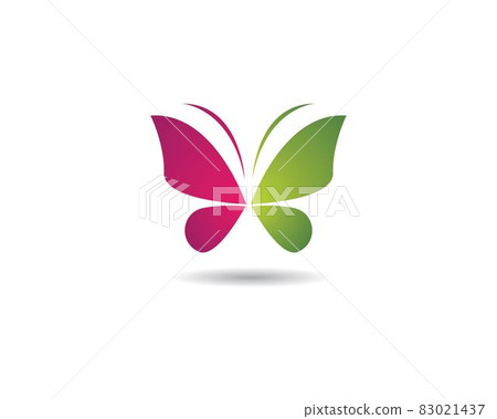 Butterfly logo template vector icon illustration 83021437
