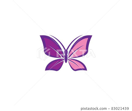 Butterfly logo template vector icon illustration Butterfly logo template vector icon illustration 83021439