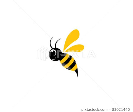 Bee logo vector icon illustration Bee logo vector icon illustration 83021440