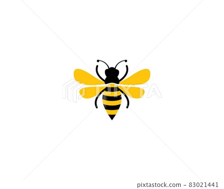 Bee logo vector icon illustration Bee logo vector icon illustration 83021441