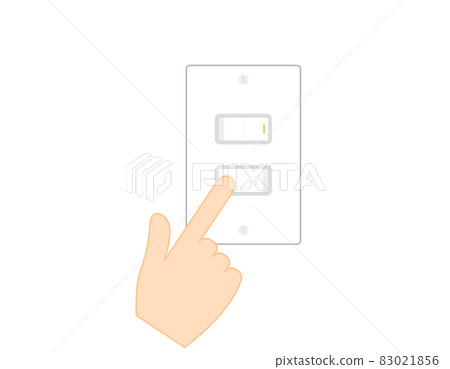 熒光電源開關矢量圖 熒光電源開關矢量圖 83021856