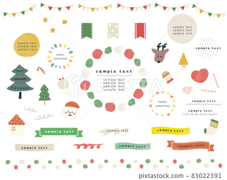 水彩聖誕標題集 水彩聖誕標題集 83022391