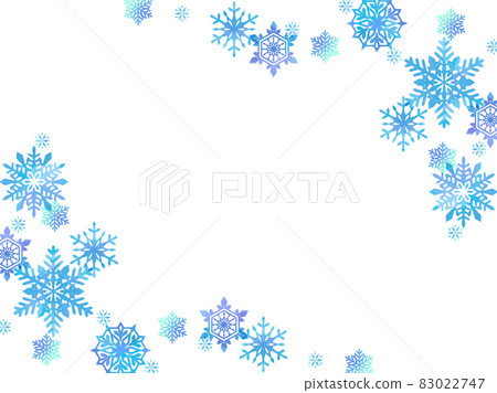 Snowy frame 83022747