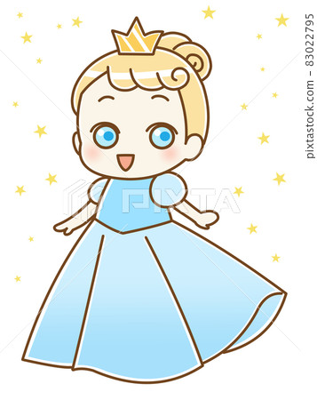 Cute princess glitter background 83022795