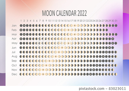2022 Moon calendar. Astrological calendar design. planner. Place for stickers. Month cycle planner mockup. Isolated color glassmorphism background 2022 Moon calendar. Astrological calendar design. planner. Place for stickers. Month cycle planner mockup. Isolated color glassmorphism background 83023011