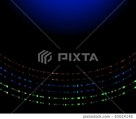 Illustration background with RGB color rectangles lined up with curves Illustration background with RGB color rectangles lined up with curves 83024148
